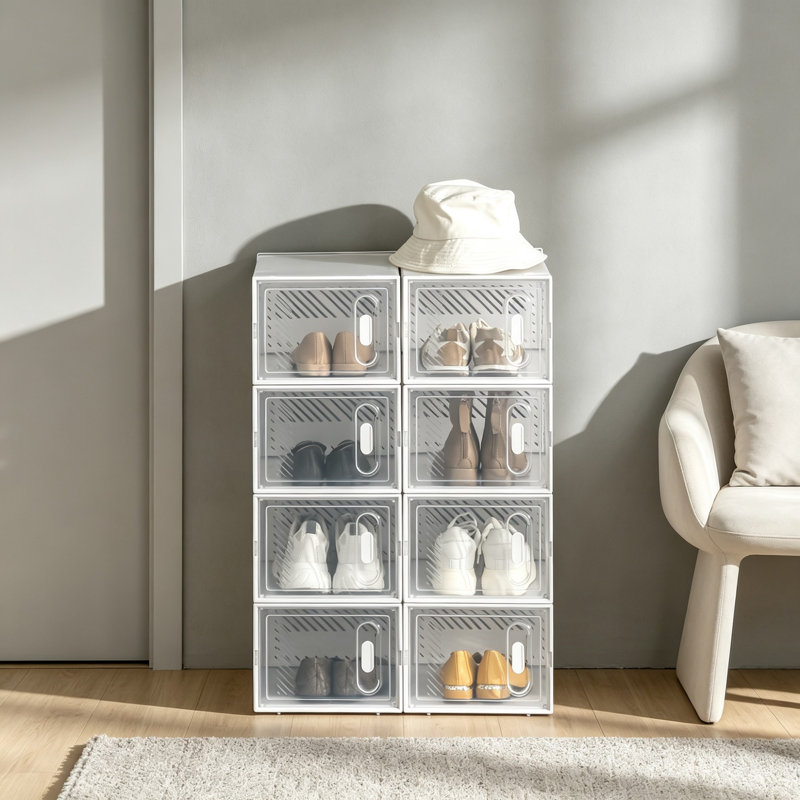 8 Pair Shoe Storage Cabinet