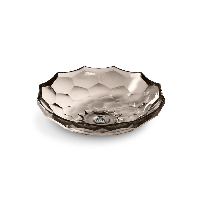 Lavabo de salle de bain Kohler Briolette, Artist Editions, Cerf translucide