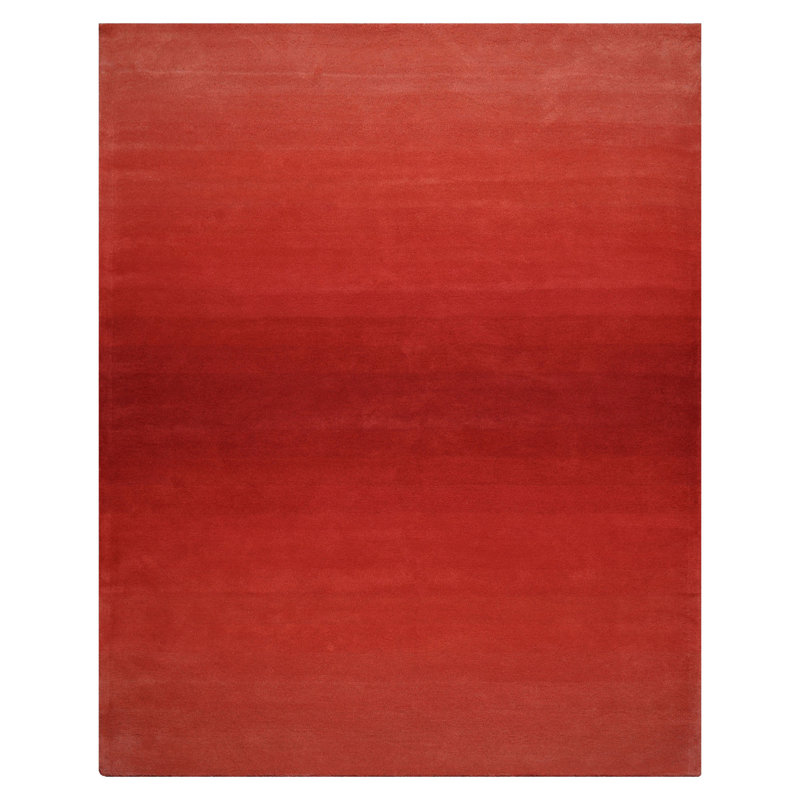 Tapis dégradé en laine corail LoomBloom, Rectangle 9 pi x 12 pi