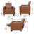 Leisure Faux Leather Recliner-1077513584