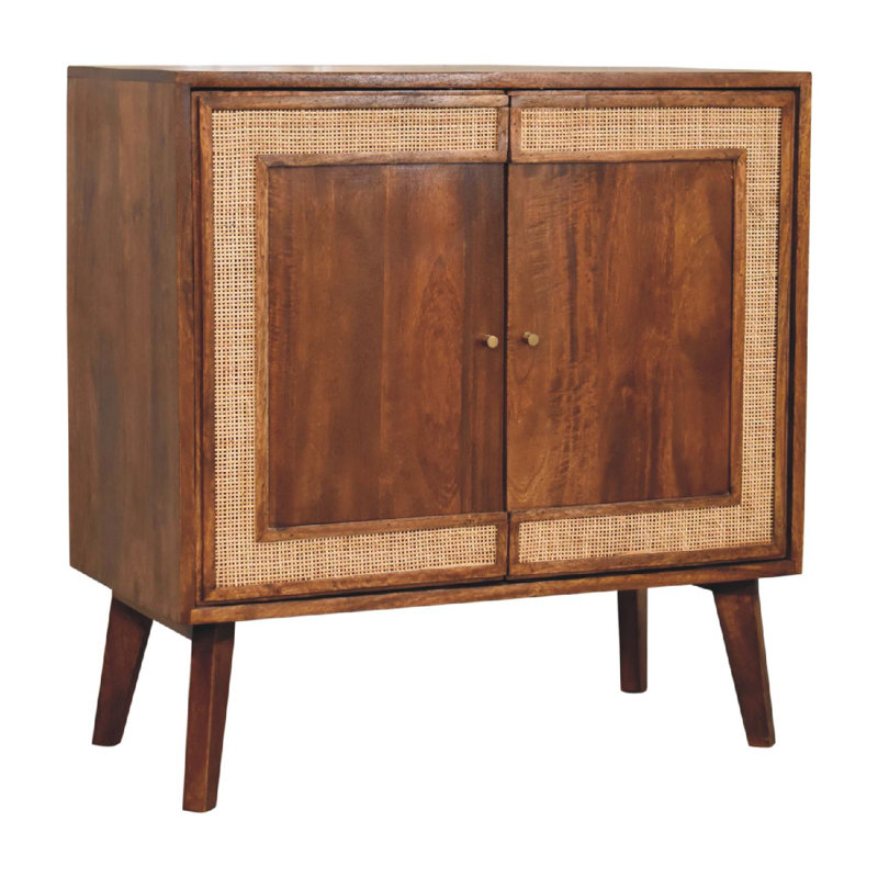 Gatland Solid Wood 2 - Door Rectangle Accent Cabinet