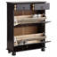Regina 12 Pair Solid Wood Shoe Storage Cabinet-27289504