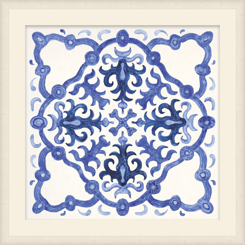 Ornate Tiles 6 Print, 28" H x 28" W