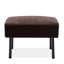 Canapé modulaire brun et en forme de L, design contemporain pour la maison, siège de détente à assise moelleuse, solution intégrée en mousse