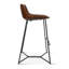 Brisben Upholstered Stool with Metal Frame