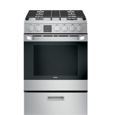 Haier 24" 2.9 Cubic Feet Gas Free Standing Range