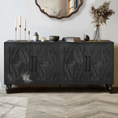 Grand buffet de 63 po avec tablettes réglables