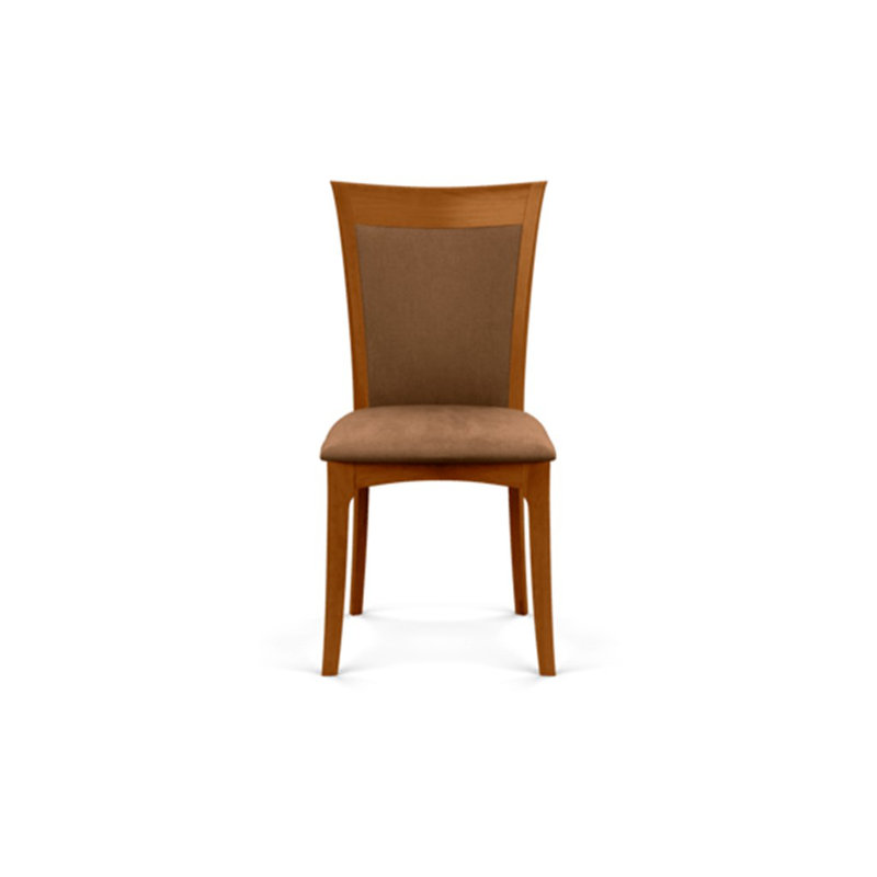 Morgan Leather Dining Chair, Autumn Cherry, Ebony