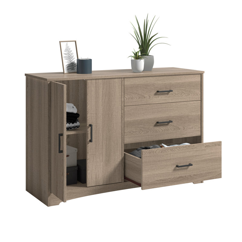 Hadder 44.8'' W 3-Drawer Dresser | Stylish Storage