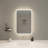 36 Inch Rectangle LED Front and Backlit Wall Mirror in Satin Gold-591679206-591679209