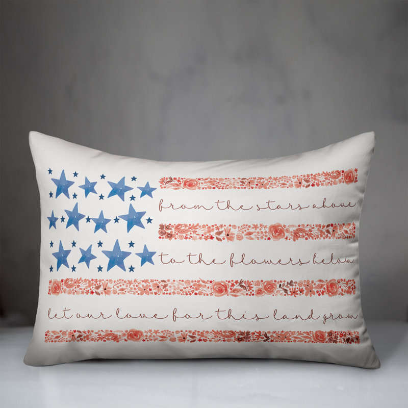Striped Outdoor Reversible Throw Pillow