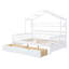 Lit en bois avec 2 tiroirs, lit pour enfant avec tablette de rangement, blanc-1538483479