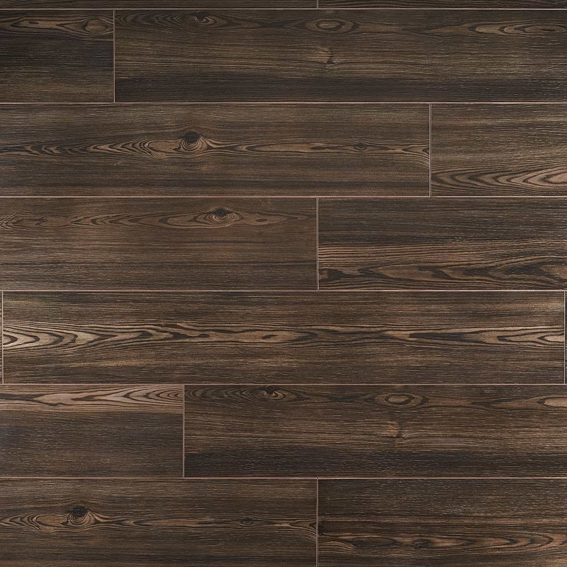 Barberry 7.75 in. x 47.08 in. Matte Porcelain Tile, Tabacco