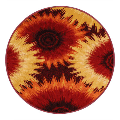 Tapis rouge lavable à la machine