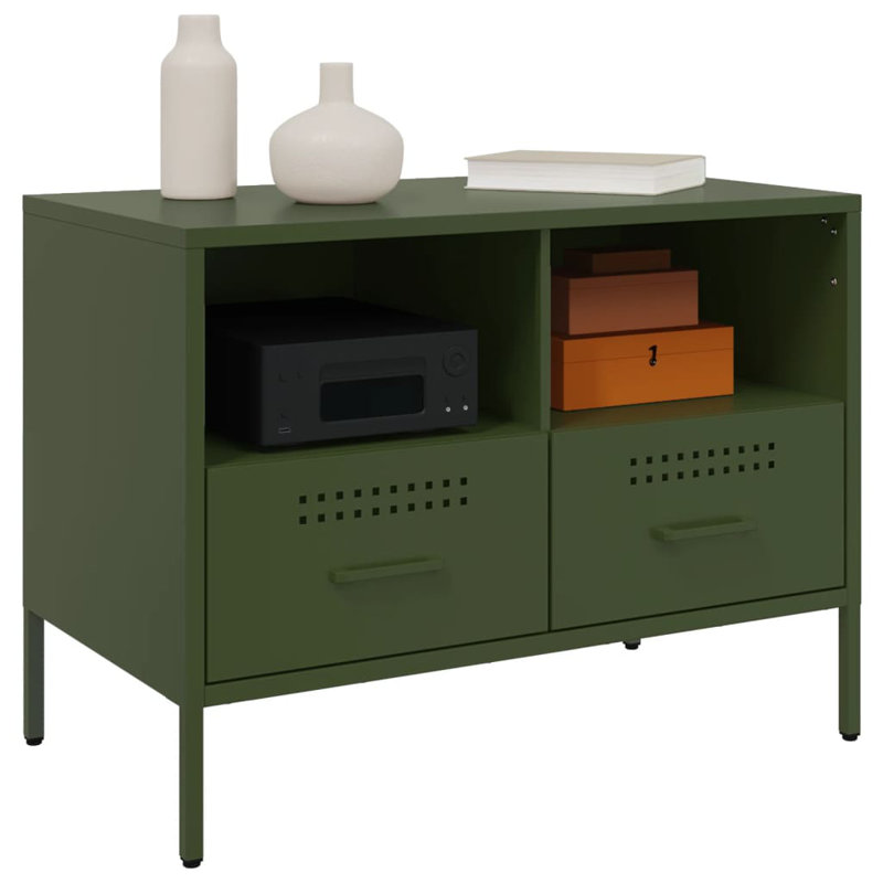 Alantae TV Stand for TVs up to 24", Olive