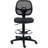 Traditional Backed Adjustable Height Ergonomic Lab Stool with Footring Wheels-1224889558