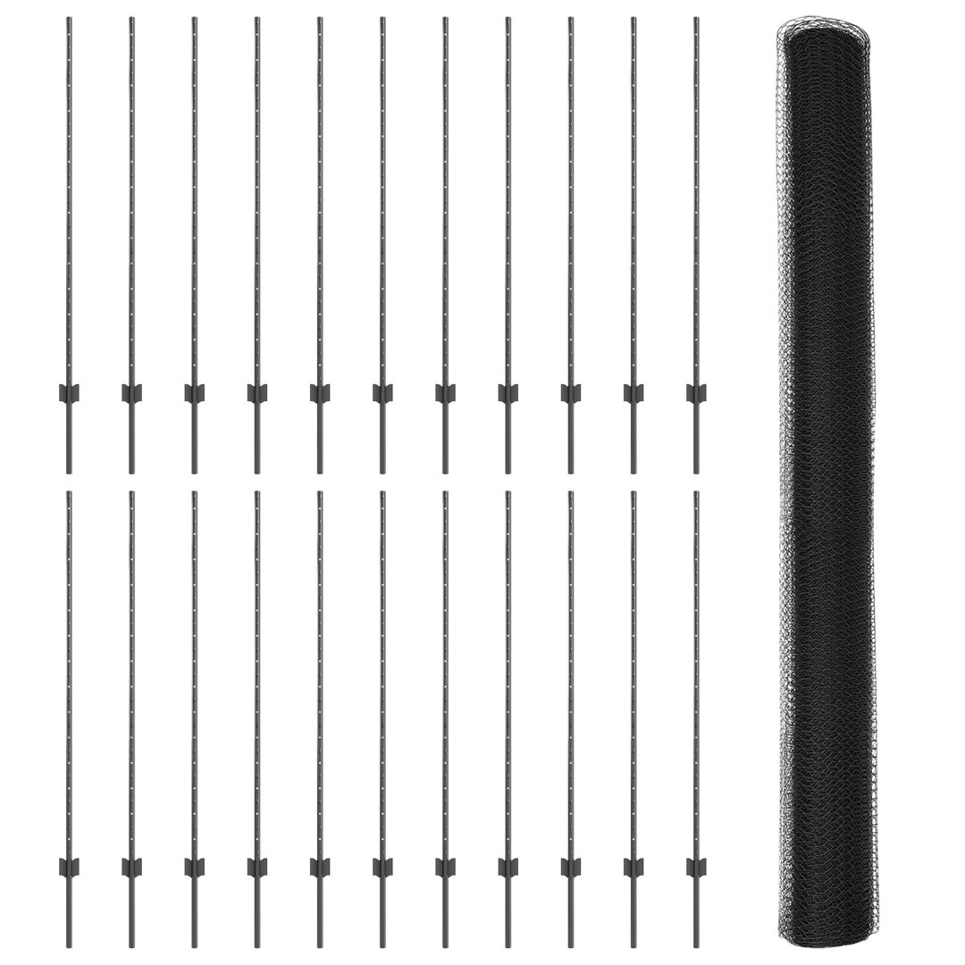 140cm H x 5000cm W Metal Fencing Kits