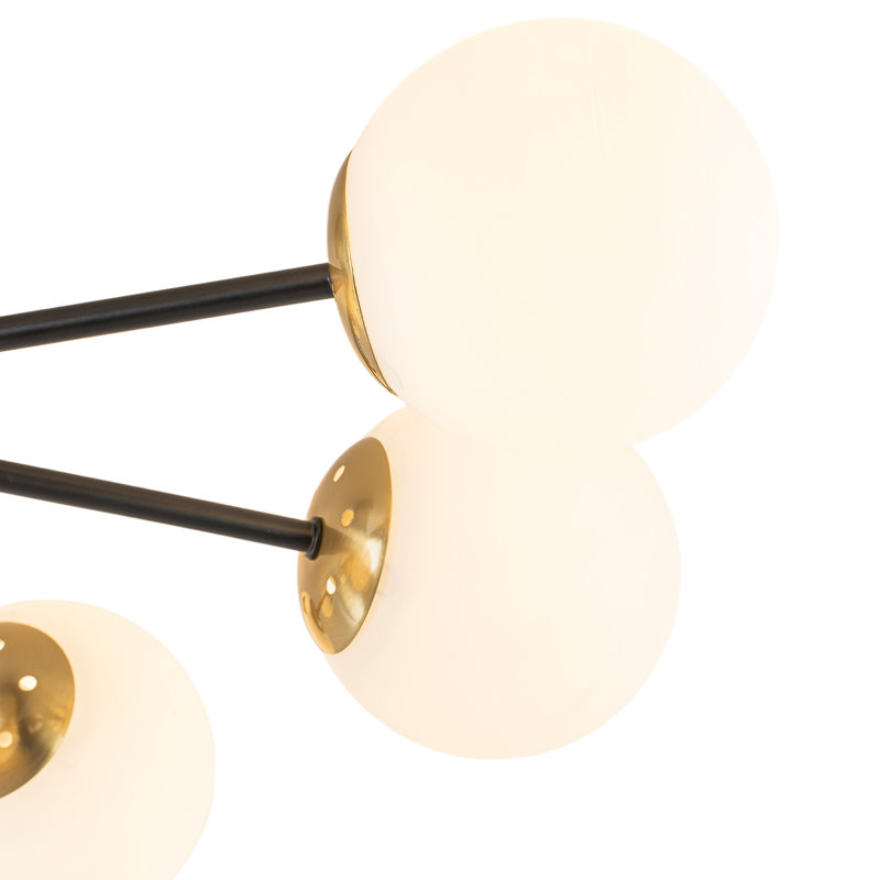 Plafonnier semi-encastré 9 lumières Spoutnik