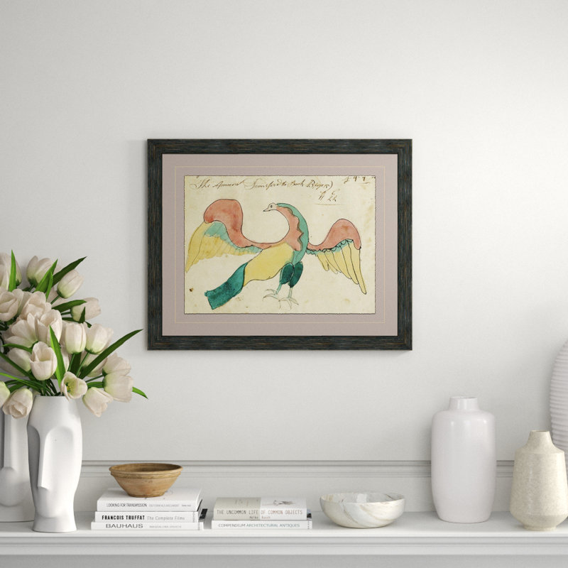 American Eagle - Mennonite Ledger Drawing Print by Soicher Marin Archives