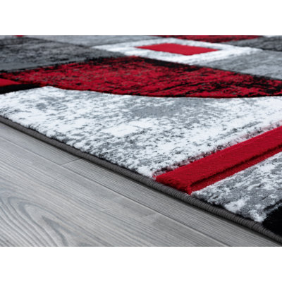 Zabala Synthetic Abstract Indoor Rug