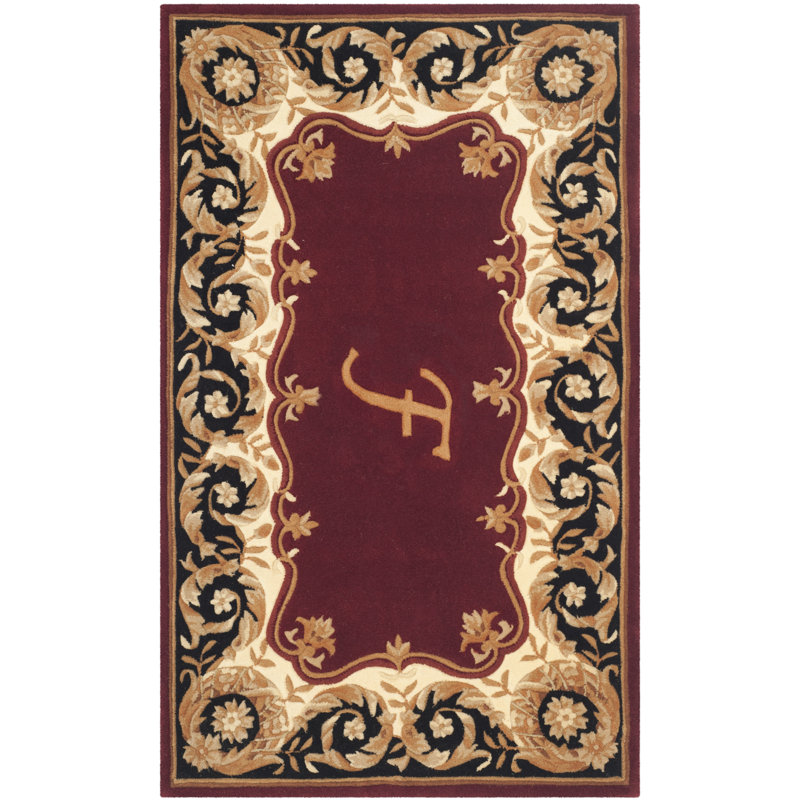 Lenora Hand Tufted Wool Pile Oriental Rug, Rectangle 3' x 5', F