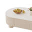 Simple table ovale en pierre