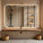Rectangular Backlit Mirror Bathroom-1219735396