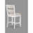 Counter Height Dining Table Set, Rectangular Table with Storage, 4 Upholstery Chairs and 1 Bench
