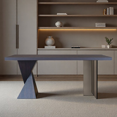 Pieds en acrylique pour le bureau, simples et rectangulaires