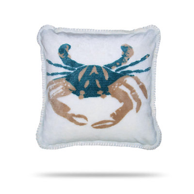  Sand Crab Throw Pillow