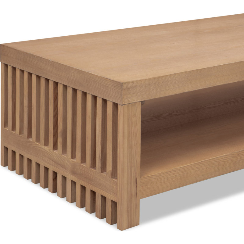 Finnian Coffee Table, Natural Wood