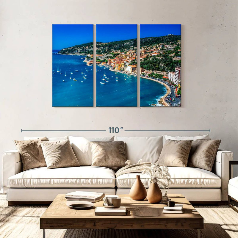 Gillard Villefranche-Sur-Mer Coast, 48" H x 74" W