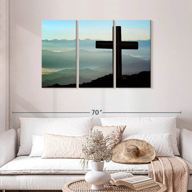 Adella Mountain Cross, 28" H x 45" W