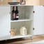 Buffet avec 4 portes et tablettes amovibles