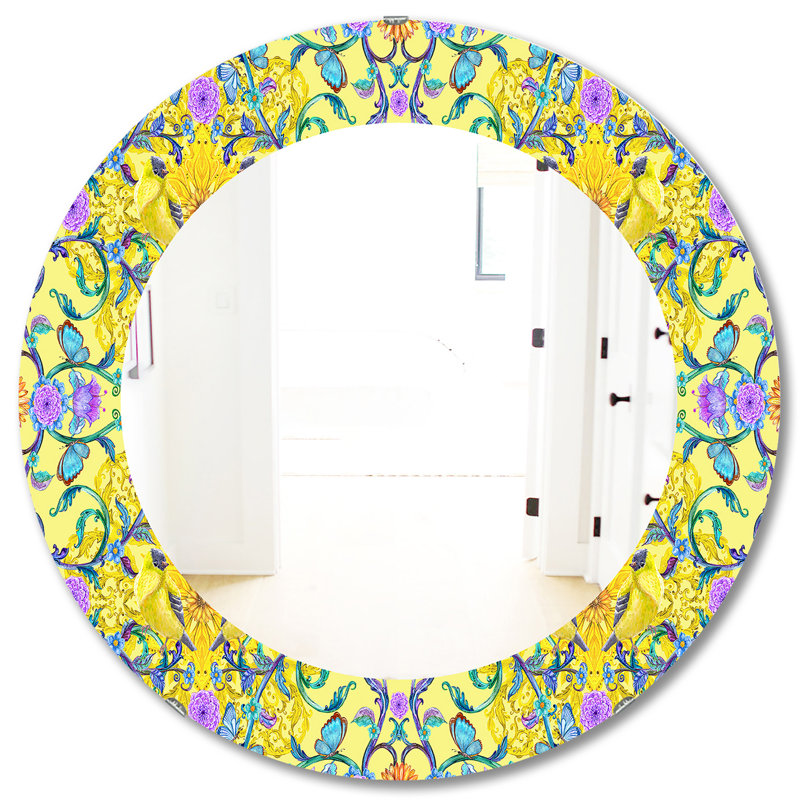 Miroir mural bohème et éclectique Moods 8, H 31,5 po x l po