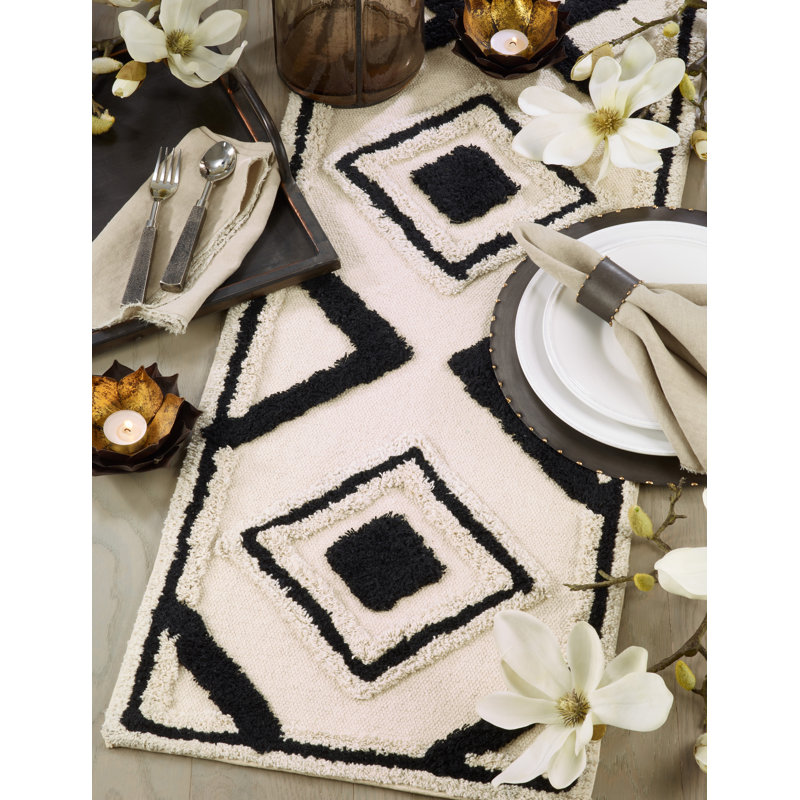 Betty Cotton Shag Table Runner