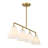 Hashimoto 4-Light Linear Chandelier in Brass-1863785299