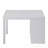 Coffee Table, Harta White High Gloss & Chrome Finish