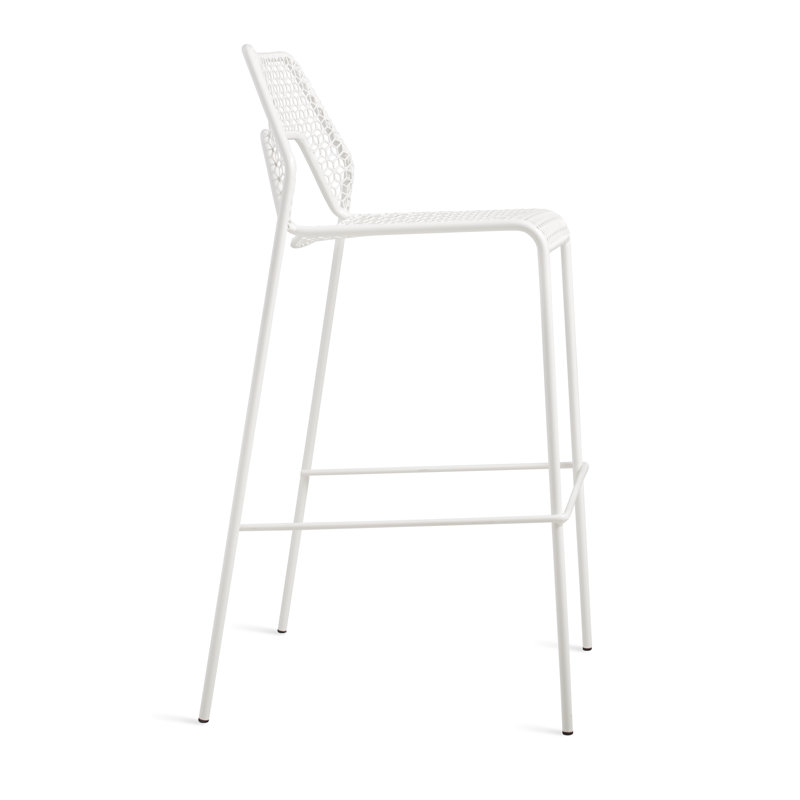 Hot Mesh Outdoor Bar Stool, Off White, Bar Stool (30.5" Seat Height)