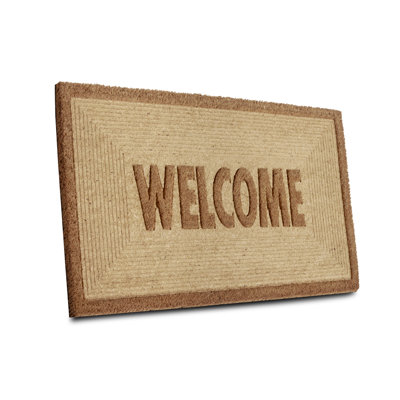 Mix Mats Welcome Non-Slip Kitchen Mat