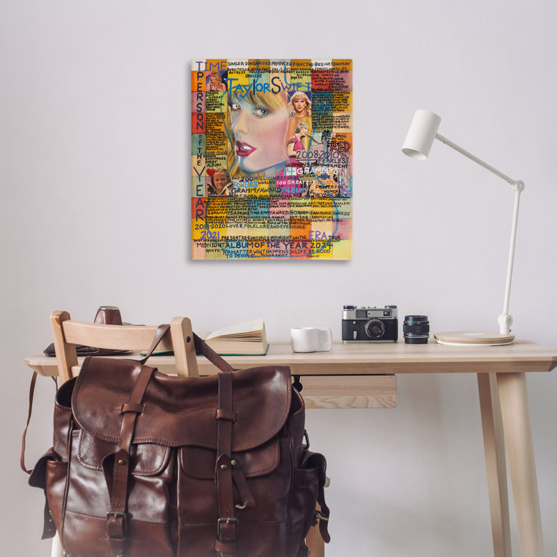 «Taylor Musician Collage» par Sabin, H 40 po x l 30 po