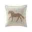 Brown Horse Wool Cushion Cover