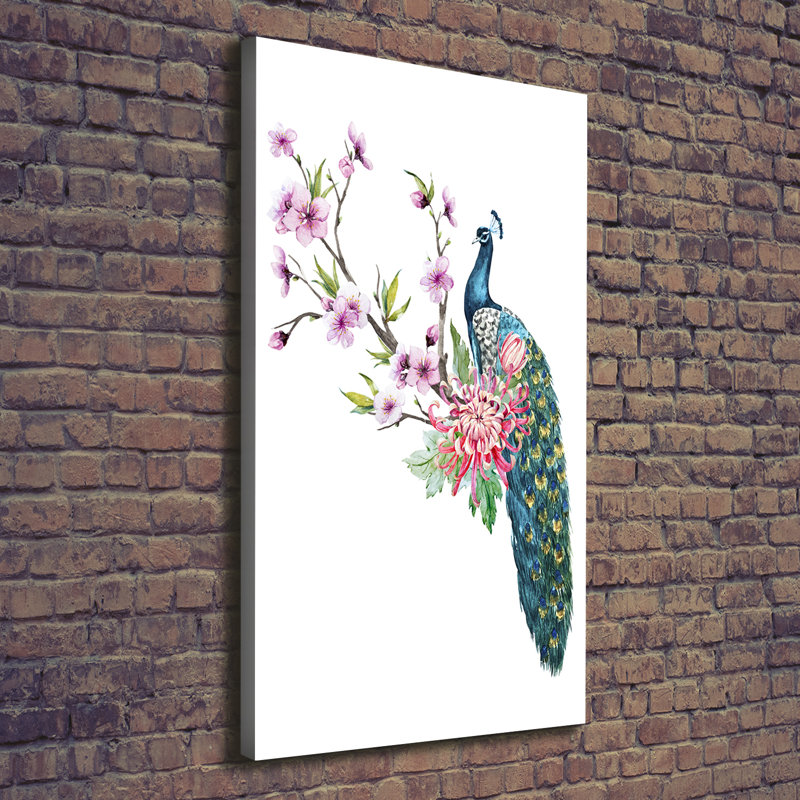 Three Dolphins - Wrapped Canvas Print, 140cm H x 70cm W