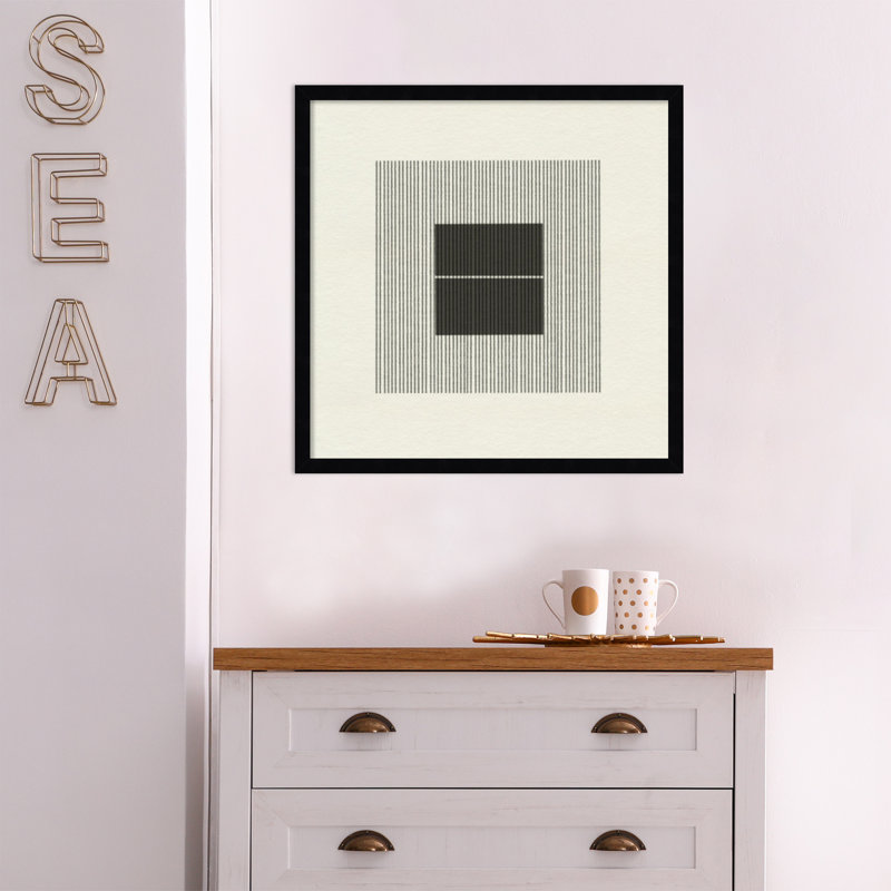 Honoring Matisse Warm by The MIUUS STUDIO, Black, 21" H x 21" W x 1" D