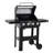 Monument Grills Mesa 420MF 4-Burner Black Propane Gas Grill with 36,000 BTU, Clearview Glass Lid, Cast Iron Cooking Grates & 570 sq. in. Cooking Area Outdoor BBQ Grill-128507598