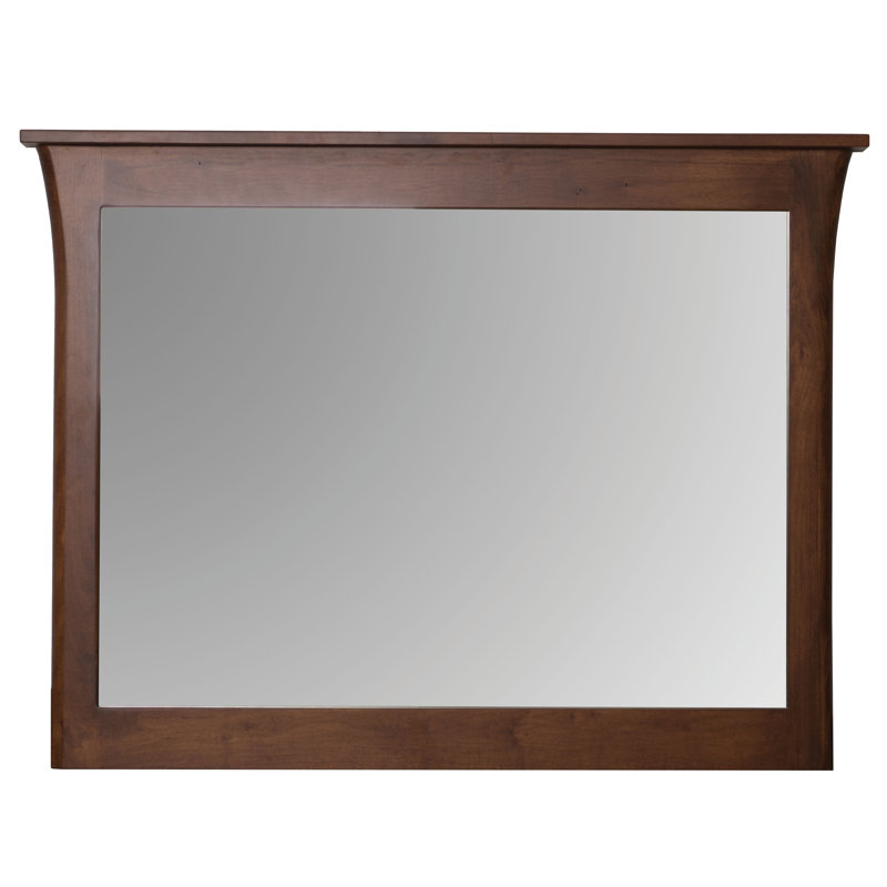Commode double 6 tiroirs en bois massif avec miroir Minnetonka