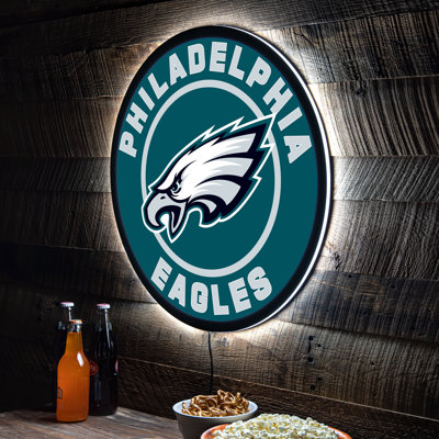 NFL LED Round Lighted Wall Sign