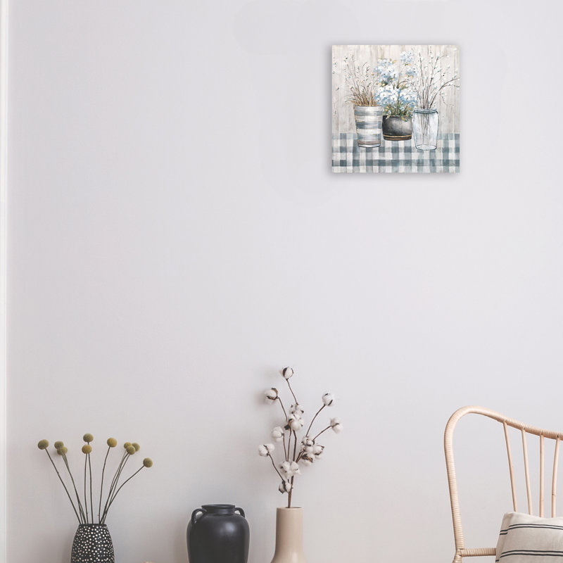 Peinture sur toile tendue, H 12 po x l 12 po x P 1,5 po