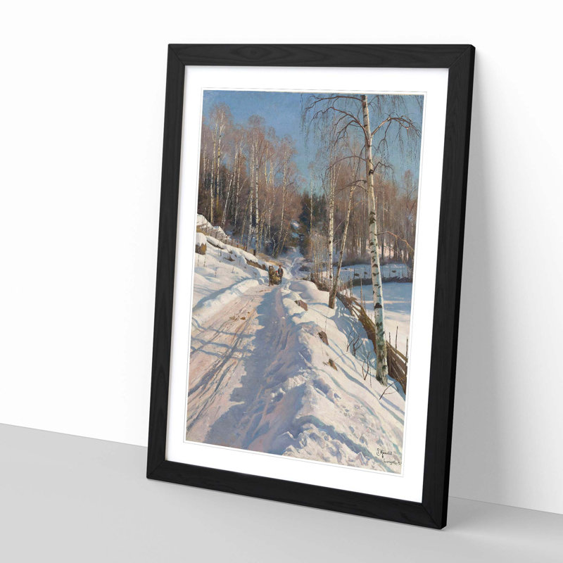 Peder Mork Monsted - Single Picture Frame Painting, Black