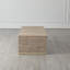 Sienna Coffee Table-Walnut/Bone